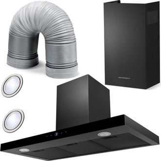 OEM Campana Extractora Berdsen Bt-218 Negra De 90 Cm