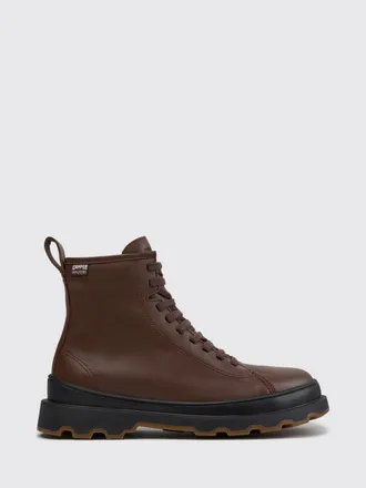 Camper Anfibi Brutus+ in pelle di vitello con zip laterale