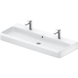 Duravit Lavabo Sobre Encimera Duravit Qatego, 1200x470mm, Con Rebosadero
