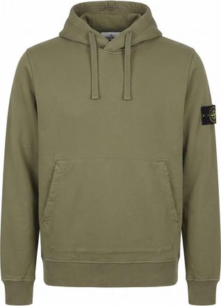 Stone Island Felpa - Heren - Hoodies - Groen - 2XL - Hoodies & sweatvesten