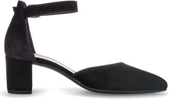 Gabor Schoenen, Dames, Zwart, 39 EU, Su&egrave;de, Zwarte su&egrave;de pumps met blokhak