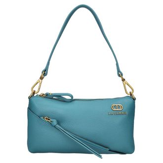 La Carrie Zipper Double Leather Bag - female - La Carrie - Shoulder Bags - Blue - ONE SIZE - Bags