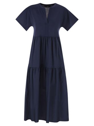 Max Mara Weekend Maxmara Wkdcapsula R&uuml;schenkleid aus Baumwolljersey