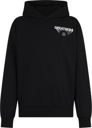 Philipp Plein Hoodie Sweatshirt - Heren - Hoodies - Zwart - 2XL - Katoen - Hoodies & sweatvesten