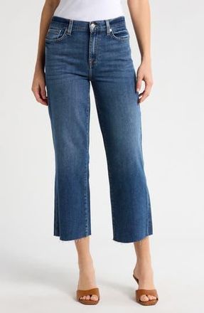 7 For All Mankind Alexa Raw Hem Ankle Crop Jeans in Beida at Nordstrom Rack, Size 23