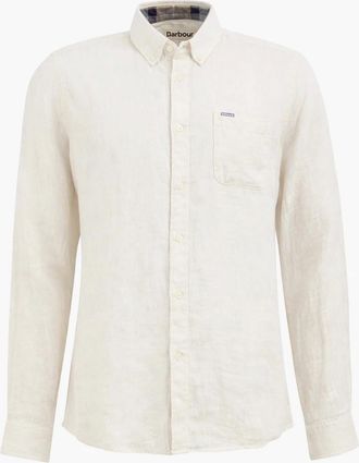 Barbour Mens Barbour Linton Tailored Shirt - White - Size: 38/Regular