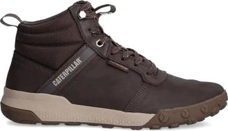 CAT Hex padded lace-up boots - men - Rubber/Recycled Polyurethane/Recycled Polyethylene vinyl acetate (PEVA)/Grained Leather - 45 - Brown