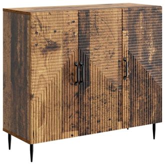 vidaXL Aparador Madera Envejecida 89 X 34,5 X 80 Cm Vidaxl