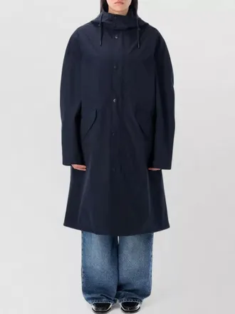 A.P.C. antonin hooded parka long cut pockets