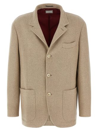 Brunello Cucinelli Blazer Jacket Puffer Jackets Beige-Uomo