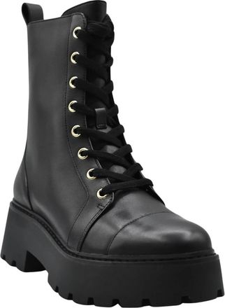 Michael Kors Zwarte Veterschoenen voor Vrouwen - Dames - Veterlaarzen - Zwart - 39 EU - Schoenen