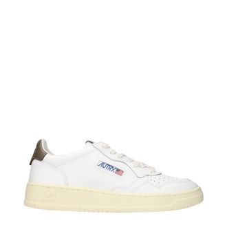 Autry Sneakers Medalist Low Wit/Chocolade Man