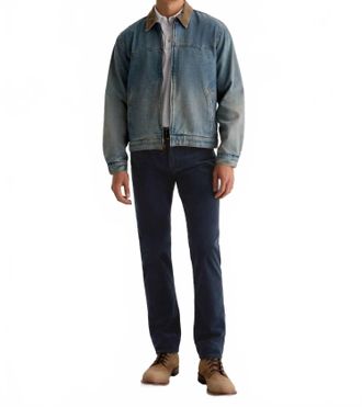 AG - Adriano Goldschmied Tellis Corduroy Modern Slim Pants In Midnight Chateau