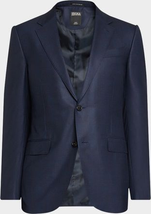Ermenegildo Zegna Men & apos;s 12milmil12 Wool Tonal Check Suit
