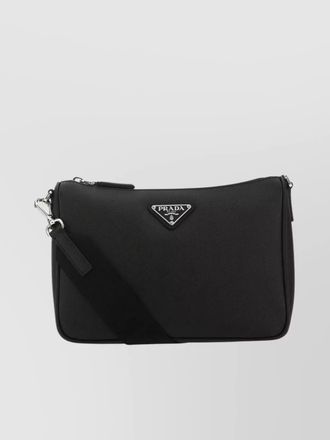 Prada leather crossbody bag with adjustable shoulder strap