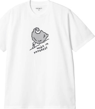 Carhartt Work in Progress Hombre, Camisetas, Blanco, Talla: L