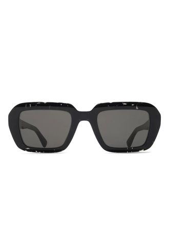 Mykita Nima zonnebril met marmer-effect - Zwart