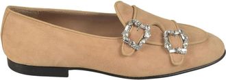 Edhen Milano Stijlvolle Hakken - Dames - Loafers - Beige - 40 EU - Schoenen