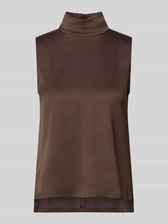 Drykorn Blusentop mit Stretch-Anteil in Taupe, Gr&ouml;&szlig;e 34