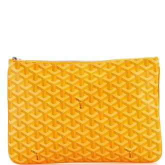 Goyard Senat Zip Pouch Coated Canvas MM