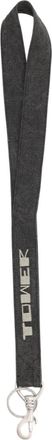 Rick Owens Grey Printed Cotton Key Holder