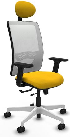 Piqueras y Crespo Sedia Da Ufficio Piqueras Y Crespo Zulema Bianco Schiuma Ergonomica