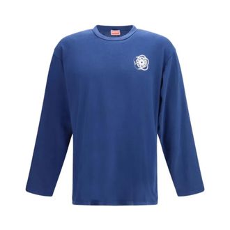 Kenzo Camiseta de manga larga Boke Flower 2.0 - Tops - Hombre - Azul - L