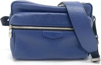 Louis Vuitton Tweedehands leren Louis Vuitton tassen - Dames - Vintage Schoudertas - Blauw - ONE Size - Vintage