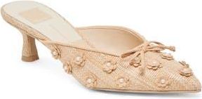 Dolce Vita Camilo Woven Pointed Toe Pump in Light Natural Raffia at Nordstrom Rack, Size 8.5
