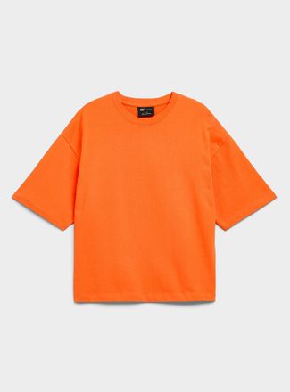 Le 31 Mens Cropped T-shirt Oversized fit