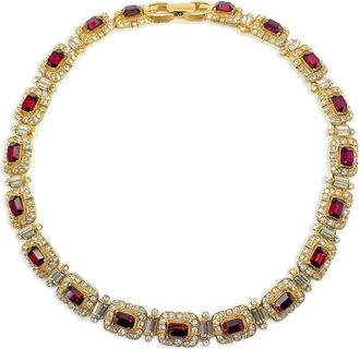 Givenchy Collana con strass anni 80 - Oro