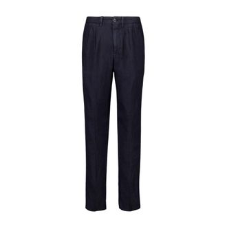 Boglioli Heren, Broeken, Blauw, Maat: 2XL Linnen
