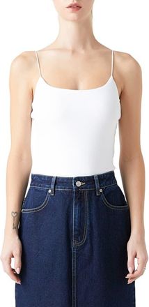 Grey Lab Jersey Camisole in White at Nordstrom, Size X-Small