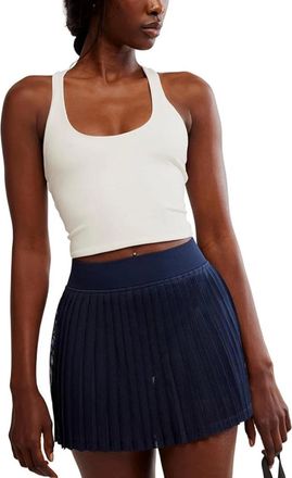 Free People Womens Free People FP Movement Never Better Top White Halter Neck RED1323