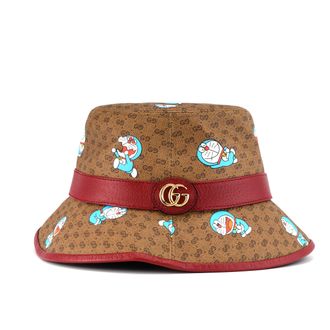 Gucci x Doraemon Bucket Hat Cherry Monogram 648846-4HACU-8574