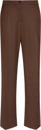 Elena Miro P079P0 Rechte Broek - Dames - Straight fit broeken - Bruin - XL - Broeken