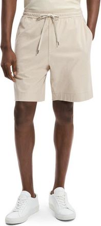 Theory Cotton Terry Cloth Drawstring Shorts in Warm Silver Cloud at Nordstrom, Size Xx-Large