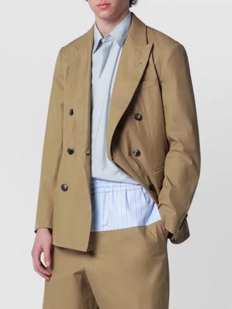 Dries Van Noten double breasted suit jacket notched lapel