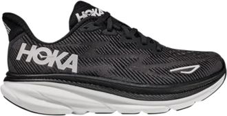 Hoka One One Mens Hoka One One Clifton 9 1127895-BWHT Sneaker Black White Running Shoes