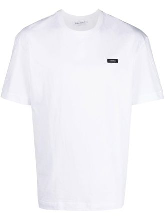 Calvin Klein T-shirt con applicazione - Bianco