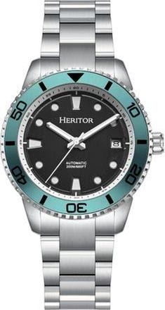 Heritor Bexley Automatic Divers Watch in Aqua Blue at Nordstrom