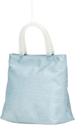 Givenchy Pre-owned Handbags, female, Blue, Size: ONE SIZE Pre-owned Canvas Handbag