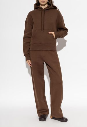 Ami Hoodie With Hood, Womens, Brown