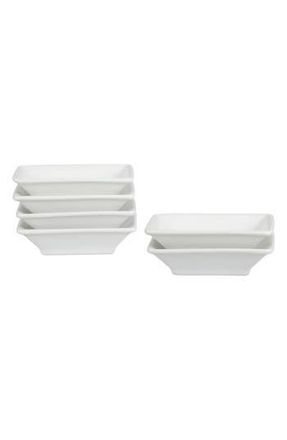 BIA Cordon Bleu Set of 4 Rectangular Soy Sauce Dishes in White at Nordstrom Rack