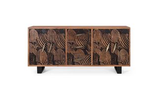 Giner&Colomer Aparador de madera de acacia y metal