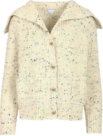 Bottega Veneta Ribbed Wool Cardigan
