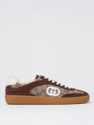 Gucci Sneakers G75 Gucci in camoscio e canvas jacquard