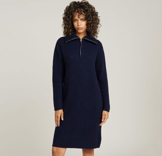 G-Star Chunky Skipper Jurk - Donkerblauw - Dames
