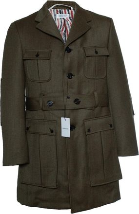Thom Browne Green trench coat