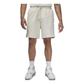 Nike Jordan Air Jordan Wordmark Fleece Shorts Oatmeal Heather FJ0700-141